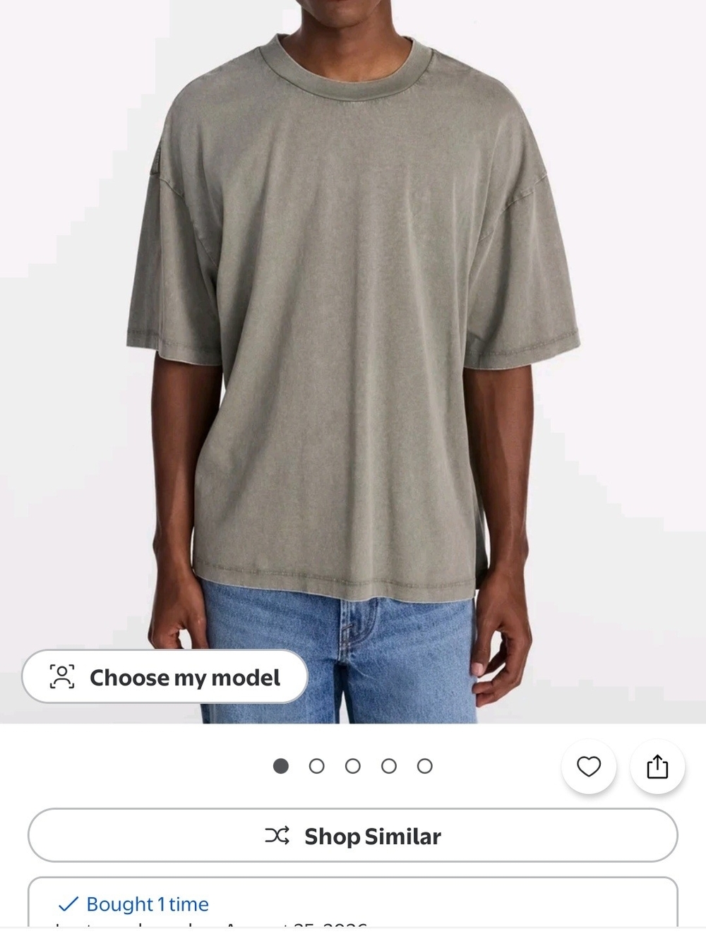 No Boundaries Men's Short Sleeve Crewneck Tee - Olive Green